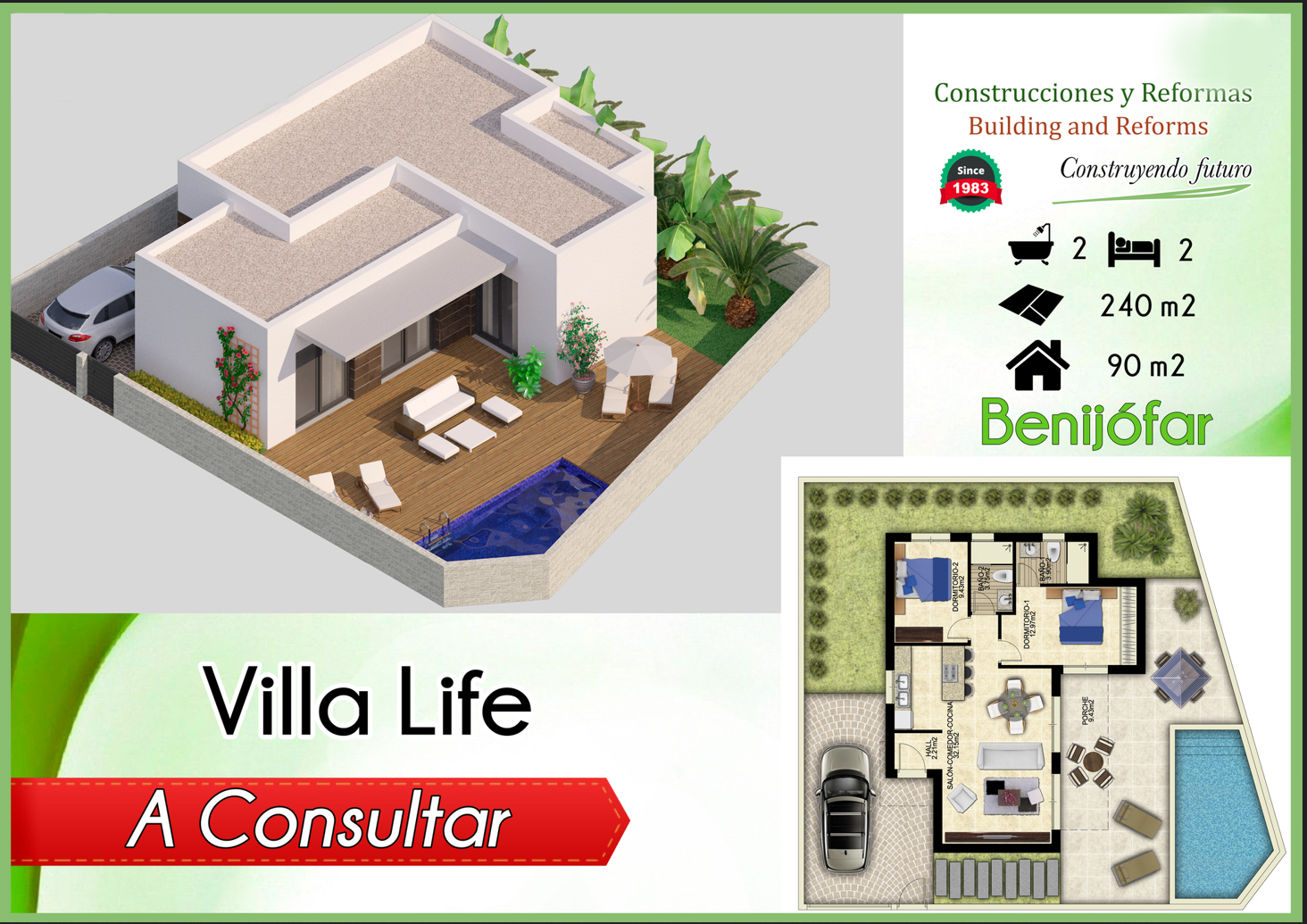 Brand New Self Build Luxury Villas in Benijofar. (Villa Life)