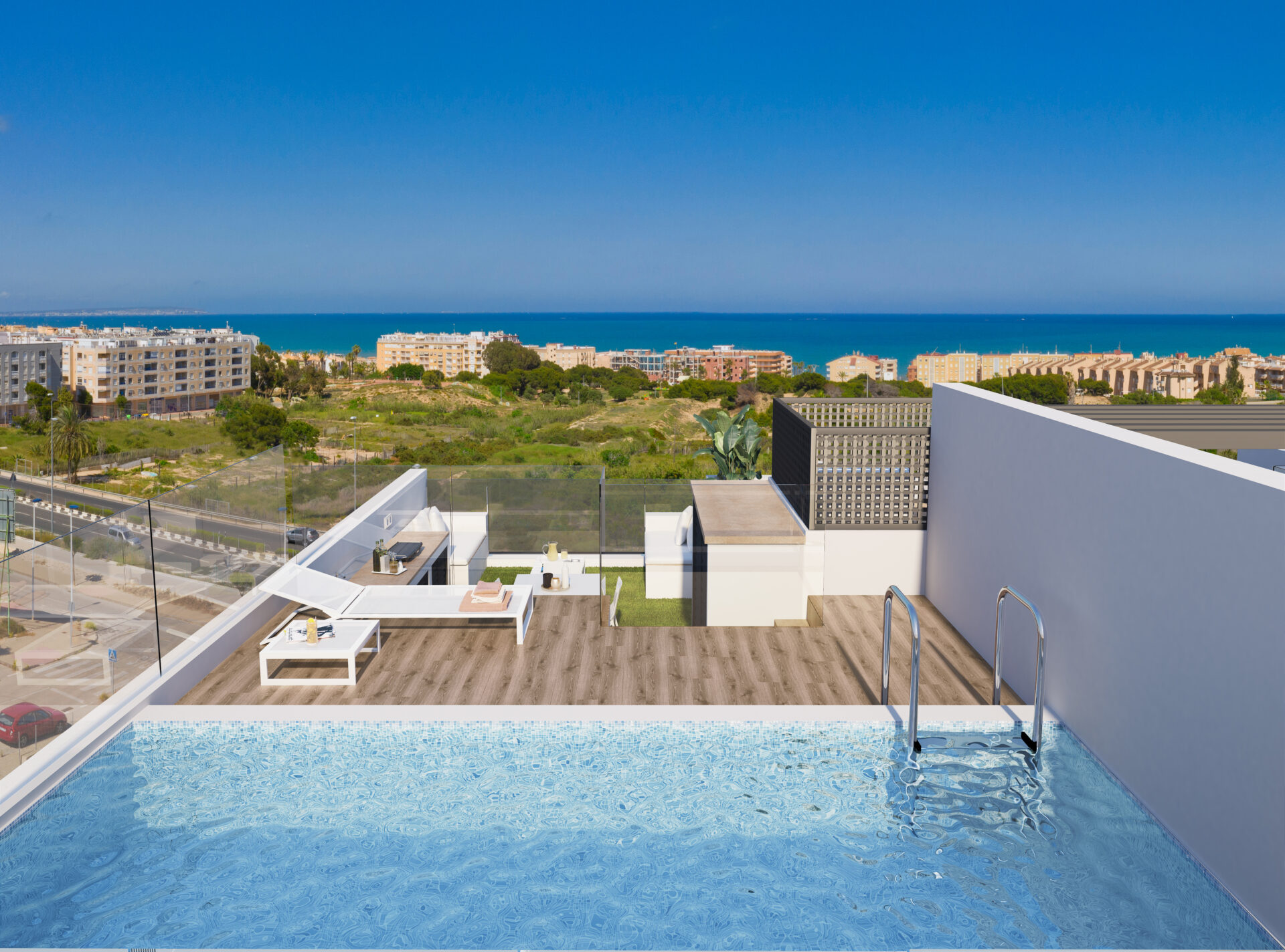 Stunning Sea View Luxury Penthouse Apartments in Guardamar Del Segura.