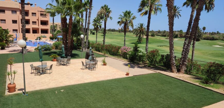 LAST ONE! Brand-new furnished apartment overlooking golf course near La Manga