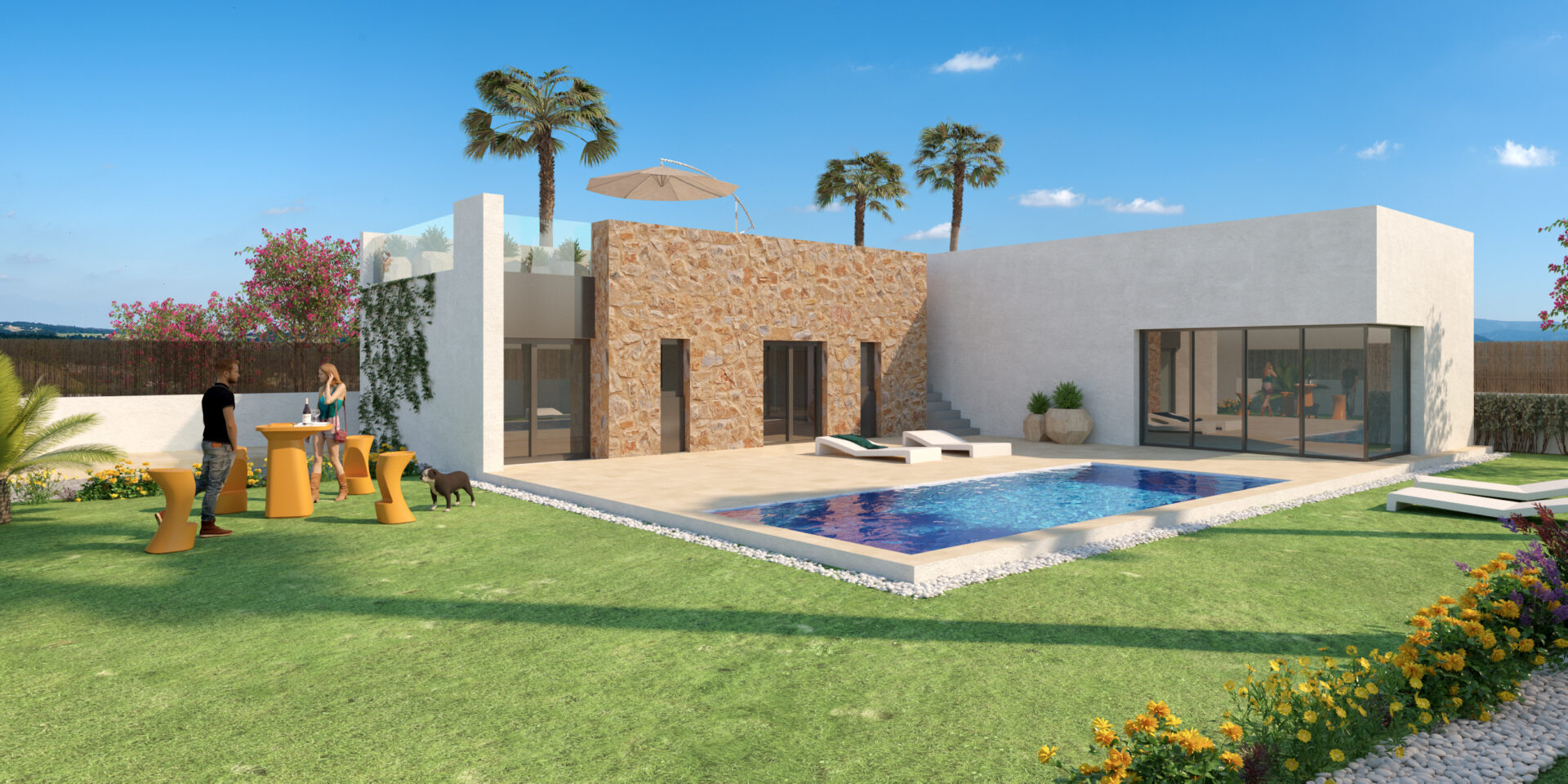 Gorgeous 3 Bed Detached Villa on Large Plot with 8m Pool