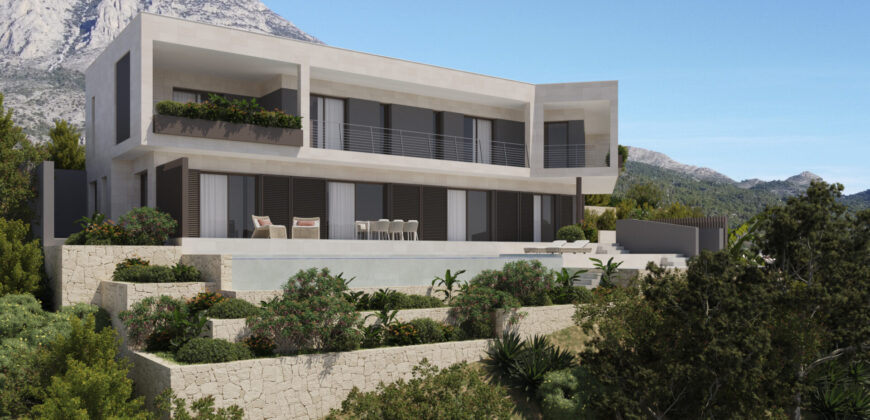 Futuristic 5 Bed Villa in Altea with Glass-Fronted Infinity Pool