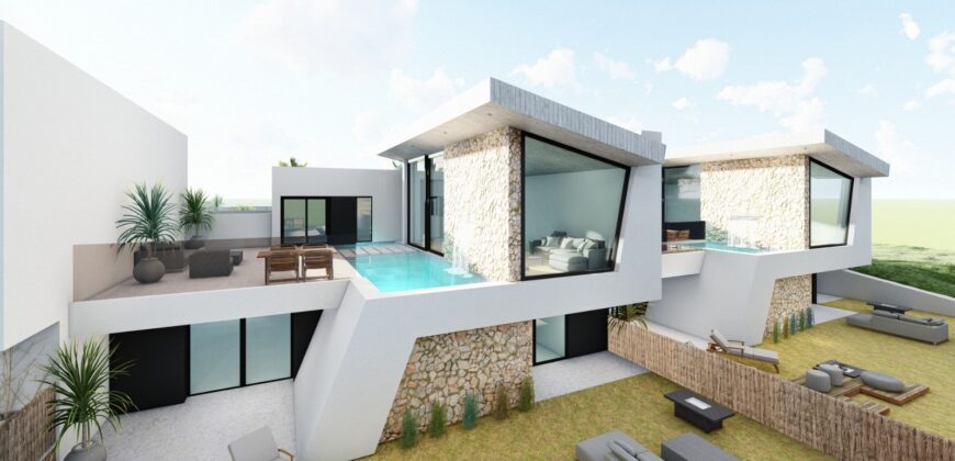 Futuristic 4 Bed Villa with Fantastic Views over Golf Course and Beyond