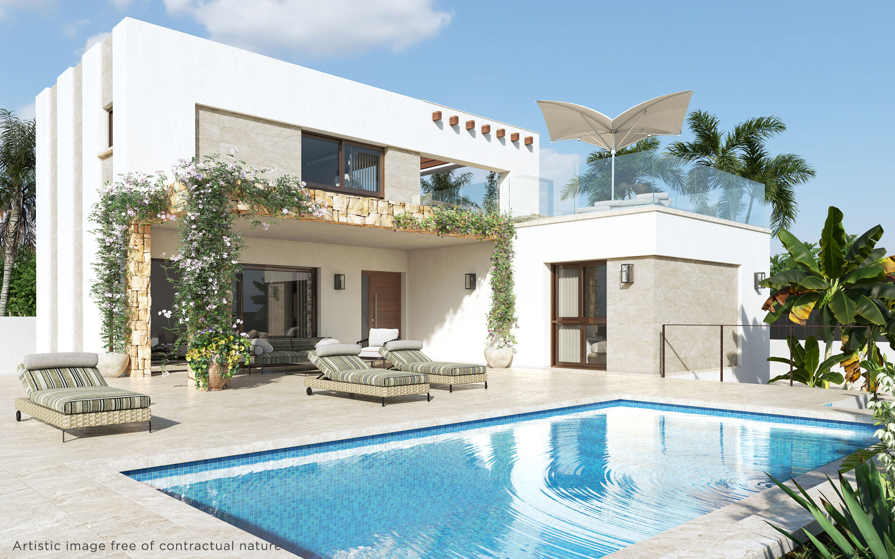 Luxurious Fully-Furnished New 3 Bed Villa on Spacious Plot