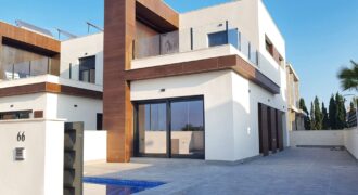 Luxury Villas in Daya Nueva south of Costa Blanca With 3 bedrooms, 2 full bathrooms, basement & private pool