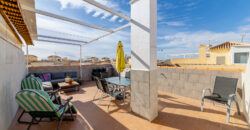 Sunny Penthouse- Urbanization with swimming pool-3rd line from the beach