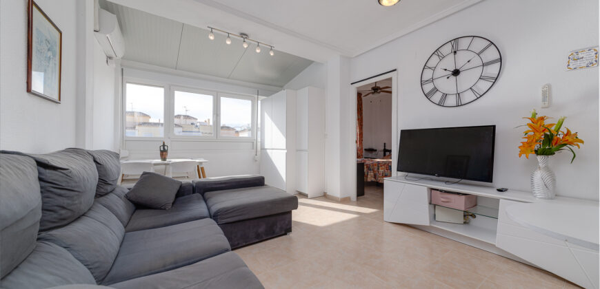 Sunny Penthouse- Urbanization with swimming pool-3rd line from the beach